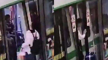 女乘客上错地铁掰开车门强下车 民警：这种行为太危险？