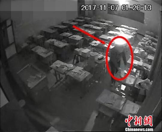 河北青龙县抓获“校园大盗”一夜盗窃百余学生