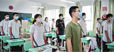 武汉7.28万名初三学生复课向两个月后的中考发起冲刺