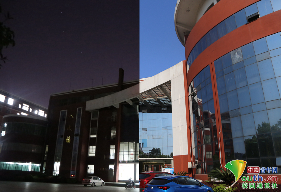 高校学子创意拍摄校园:跨越星辰大海 遇见不一